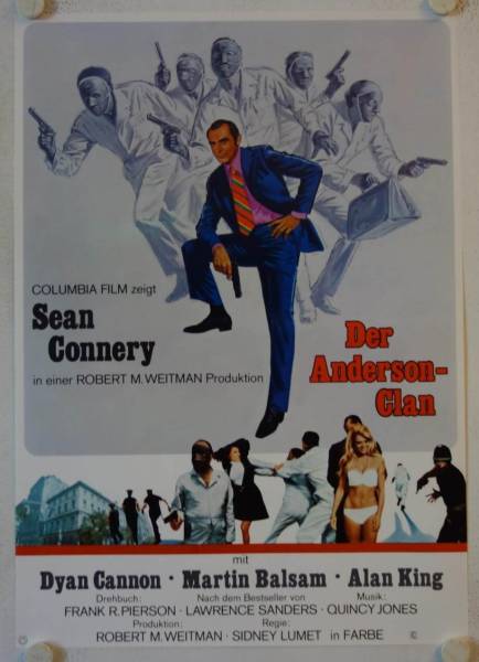 The Anderson Tapes original release german movie poster